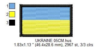 Ukraine Flag embroidery design - Ukraine embroidery designs machine embroidery pattern - Ukrainian embroidery download file - FREE design - Marcia Embroidery