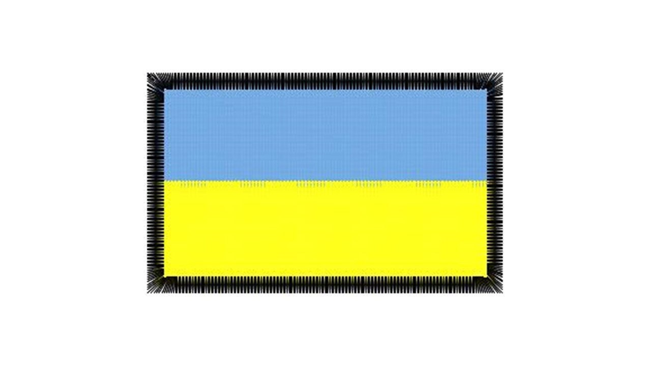 Ukraine Flag embroidery design - Ukraine embroidery designs machine embroidery pattern - Ukrainian embroidery download file - FREE design - Marcia Embroidery