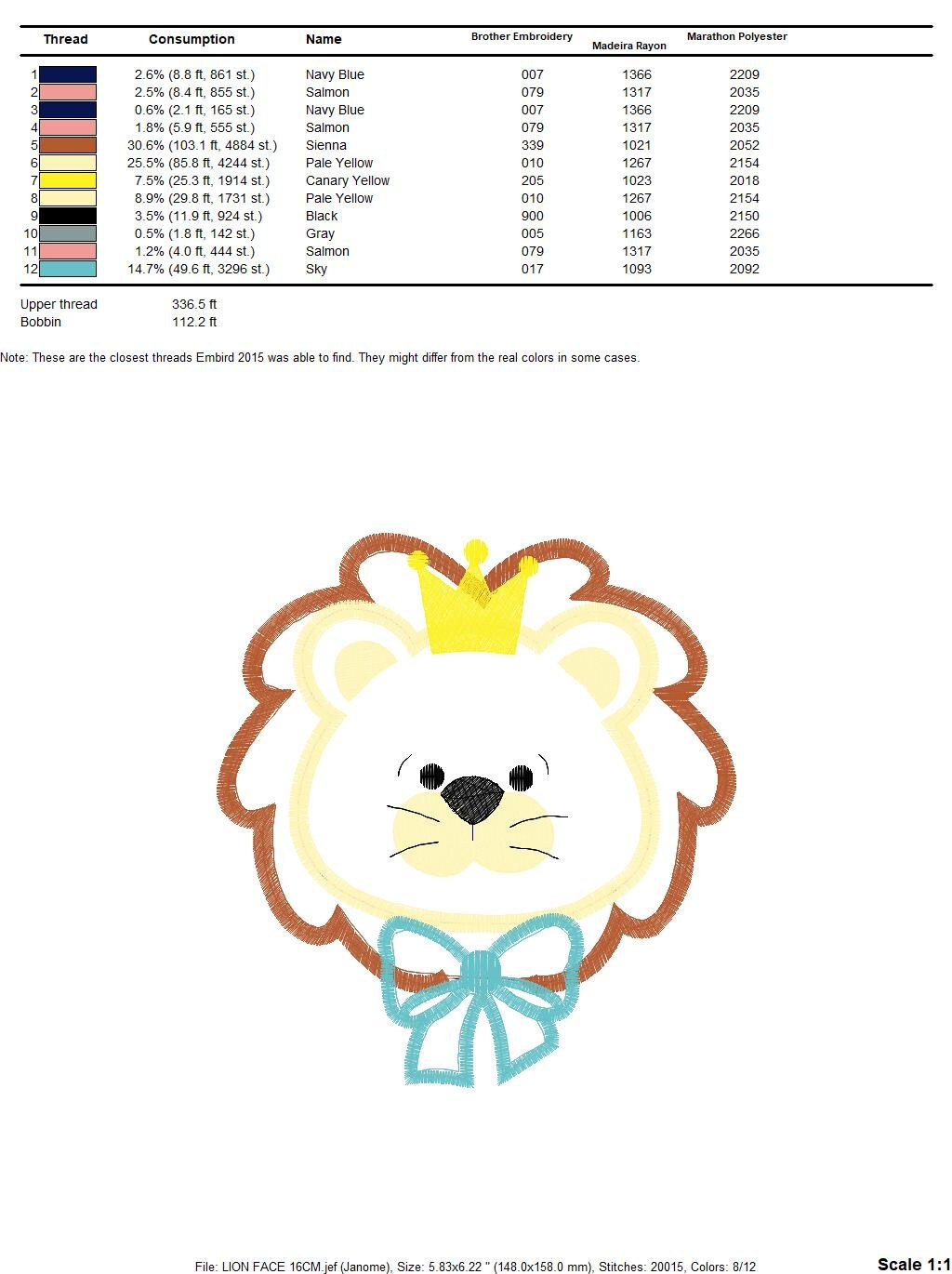 Lion embroidery designs - Lion King embroidery design machine embroidery pattern - Lion with crown applique design - boy embroidery file