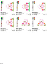 Carica l&#39;immagine nel visualizzatore di Gallery, Sheep embroidery design - Lamb embroidery designs machine embroidery pattern - baby girl embroidery file - newborn embroidery sheep applique
