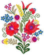 Cargar imagen en el visor de la galería, Hungarian embroidery designs - Flowers embroidery design machine embroidery pattern - Floral embroidery file - instant download digital file
