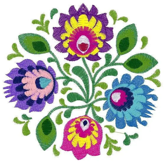 Hungarian embroidery designs - Flower embroidery design machine embroidery pattern - Floral embroidery file - instant download digital file Marcia Embroidery