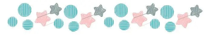 Stars Border embroidery designs - Divider embroidery design machine embroidery pattern - Line embroidery file - tea towel embroidery pes jef Marcia Embroidery