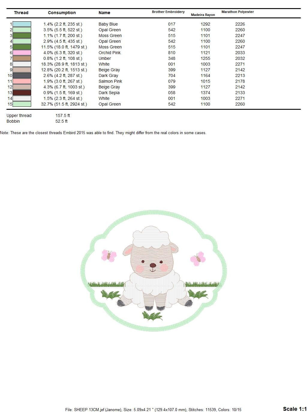 Sheep embroidery design - Lamb embroidery designs machine embroidery pattern - Baby boy embroidery file - Animal quilt embroidery download Marcia Embroidery