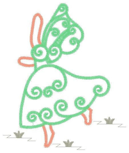 Curly Sunbonnet sue embroidery designs - Sun bonnet embroidery design machine embroidery pattern - Kitchen embroidery file  instant download