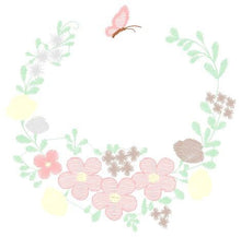 Load image into Gallery viewer, Monogram Frame embroidery designs - Flower embroidery design machine embroidery pattern - Rose wreath embroidery file - instant download
