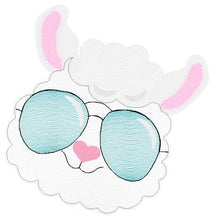 Load image into Gallery viewer, Llama embroidery design - Llama with glasses embroidery designs machine embroidery pattern - Baby girl embroidery file - instant download
