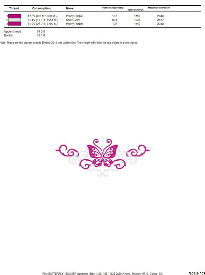 Butterfly embroidery designs - Adult Towel embroidery design machine embroidery pattern - Tea towel embroidery file - kitchen cloth pes jef