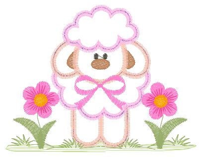 Sheep embroidery design - Lamb embroidery designs machine embroidery pattern - baby girl embroidery file - newborn embroidery sheep applique - Marcia Embroidery