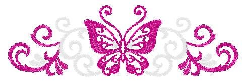 Butterfly embroidery designs - Adult Towel embroidery design machine embroidery pattern - Tea towel embroidery file - kitchen cloth pes jef