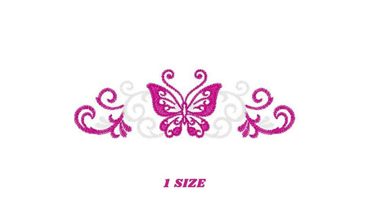 Butterfly embroidery designs - Adult Towel embroidery design machine embroidery pattern - Tea towel embroidery file - kitchen cloth pes jef