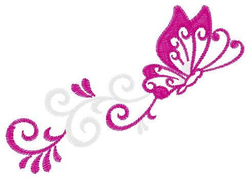 Butterfly embroidery designs - Adult Towel embroidery design machine embroidery pattern - Tea towel embroidery file - kitchen cloth pes jef