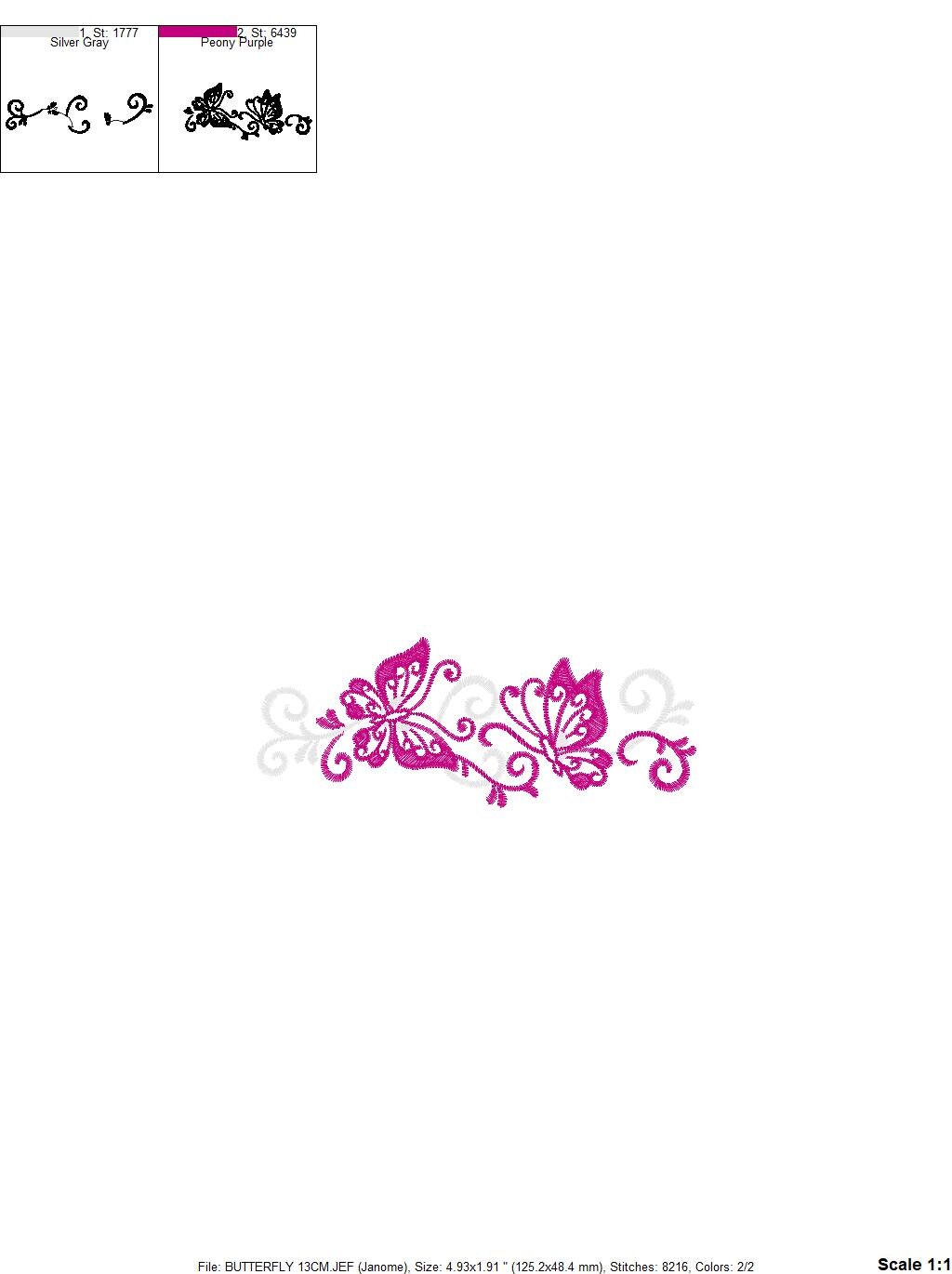 Butterflies embroidery designs - Adult Towel embroidery design machine embroidery pattern - Tea towel embroidery file - kitchen cloth pes Marcia Embroidery