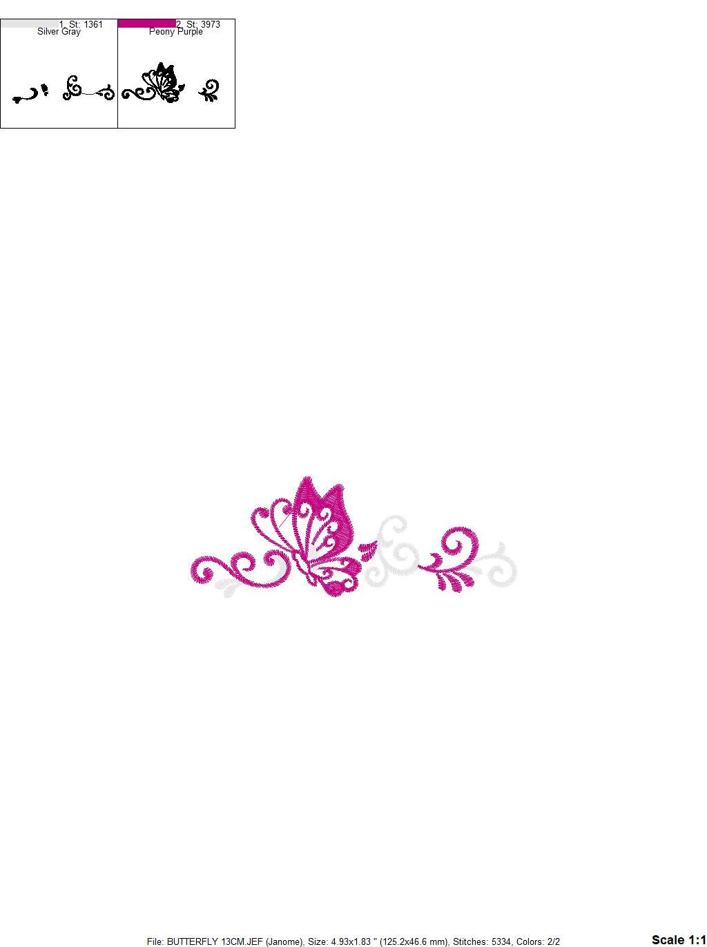 Butterfly embroidery designs - Adult Towel embroidery design machine embroidery pattern - Tea towel embroidery file - kitchen cloth pes jef