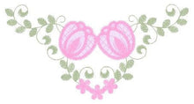 Load image into Gallery viewer, Floral Frame embroidery designs - Flower embroidery design machine embroidery pattern - Rose wreath laurel embroidery file  instant download
