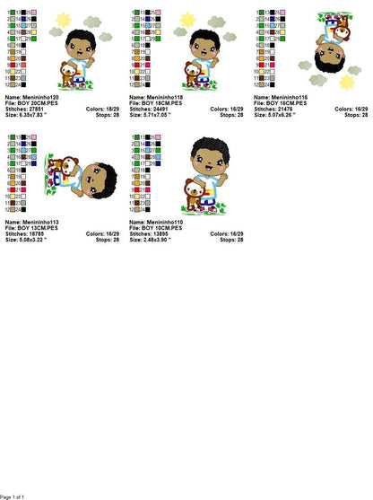 Boy embroidery designs - Bear embroidery design machine embroidery pattern - Boy with teddy bar embroidery file - student embroidery school Marcia Embroidery