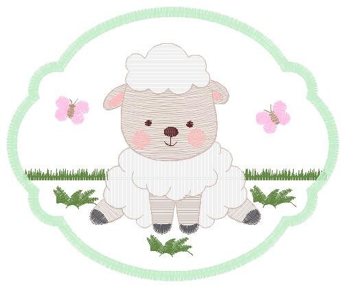 Sheep embroidery design - Lamb embroidery designs machine embroidery pattern - Baby boy embroidery file - Animal quilt embroidery download Marcia Embroidery