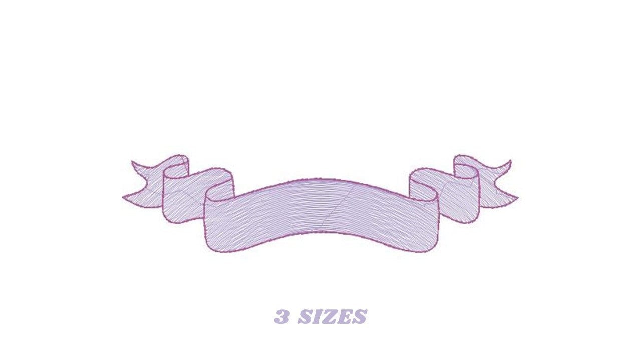 Banner embroidery designs - Sign embroidery design machine embroidery pattern - Ribbon banner embroidery file - tea towel embroidery pes jef - Marcia Embroidery