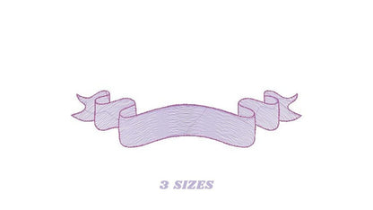 Banner embroidery designs - Sign embroidery design machine embroidery pattern - Ribbon banner embroidery file - tea towel embroidery pes jef - Marcia Embroidery