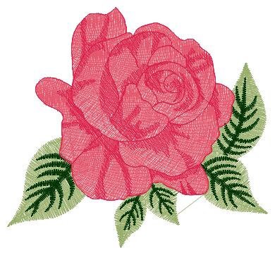 Roses embroidery designs - Towel embroidery design machine embroidery pattern - Rose embroidery file flower floral  instant digital download