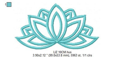 Liz flower embroidery designs - Flower embroidery design machine embroidery pattern - Floral embroidery file - instant download roses floral Marcia Embroidery