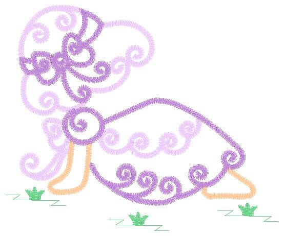 Curly Sunbonnet sue embroidery designs - Sun bonnet embroidery design machine embroidery pattern - Towel embroidery file - instant download Marcia Embroidery