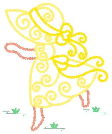 Sunbonnet sue embroidery designs - Sun bonnet embroidery design machine embroidery pattern - Kitchen embroidery file - instant download pes