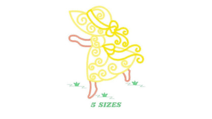 Sunbonnet sue embroidery designs - Sun bonnet embroidery design machine embroidery pattern - Kitchen embroidery file - instant download pes