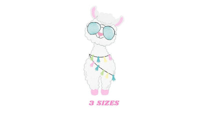 Llama embroidery design - Animals embroidery designs machine embroidery pattern - Baby boy embroidery file - instant embroidery download pes