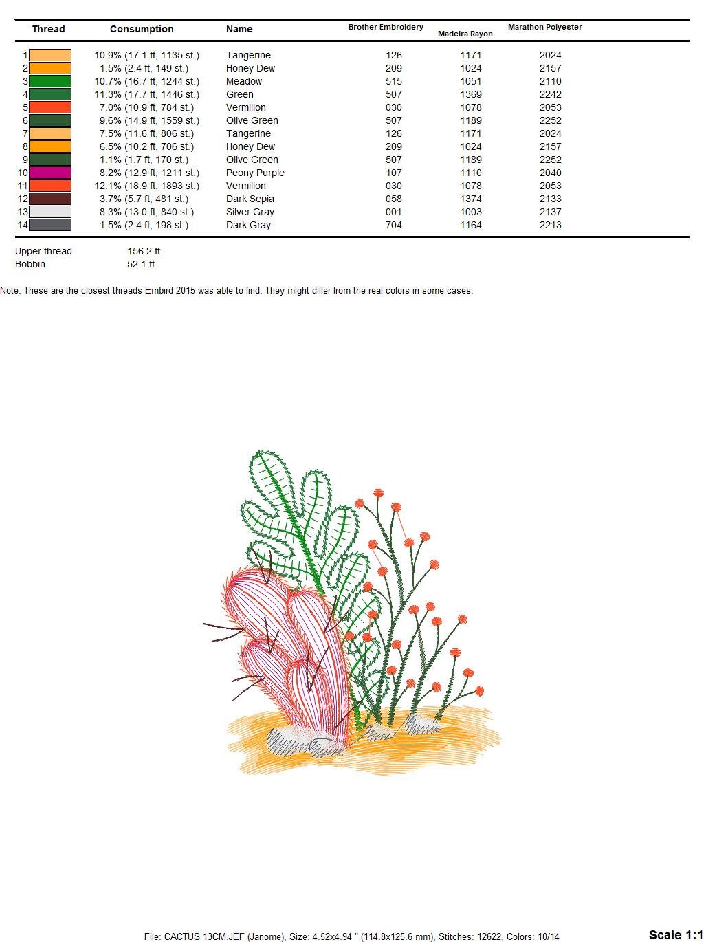 Cactus embroidery designs - Succulent embroidery design machine embroidery pattern - Mexican cactus design - plant embroidery file desert Marcia Embroidery