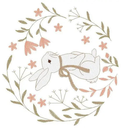Bunny embroidery design - Animal embroidery designs machine embroidery pattern - Woodland animals embroidery file - instant download rabbit Marcia Embroidery