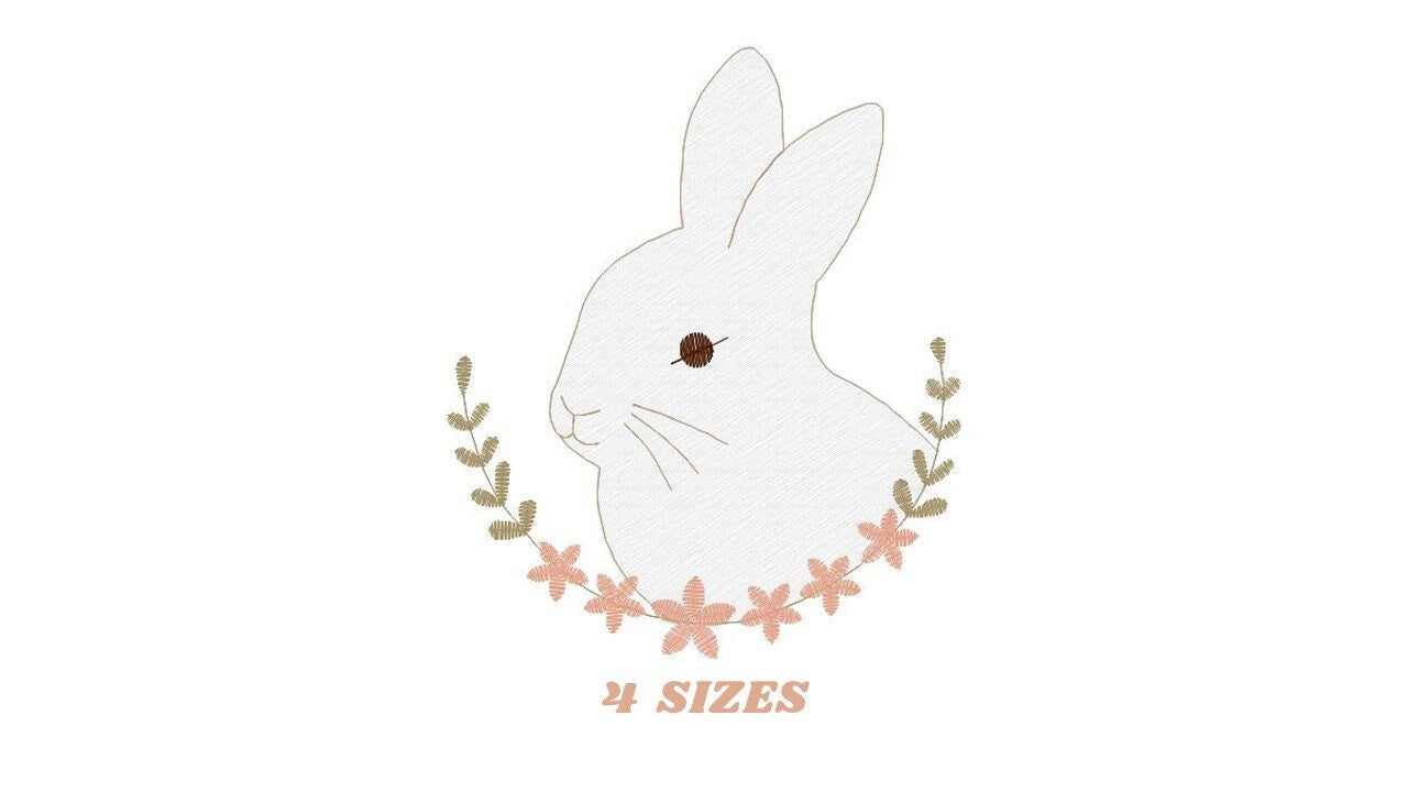 Bunny embroidery design - Animal embroidery designs machine embroidery pattern - Woodland animals embroidery file - instant download rabbit Marcia Embroidery