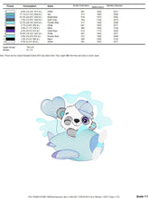 Cargar imagen en el visor de la galería, Panda in a plane embroidery design - Animal embroidery designs machine embroidery pattern - Baby boy embroidery file - Panda embroidery kid
