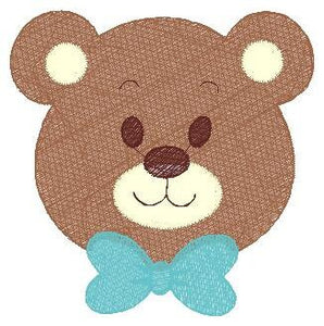 Bear embroidery designs - Teddy embroidery design machine embroidery pattern - Baby Boy embroidery file - instant download pes jef hus vp3