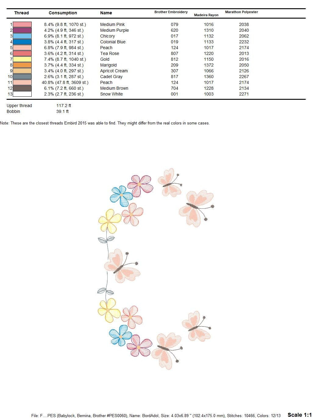 Flower Frame embroidery designs - Delicate Butterfly embroidery design machine embroidery pattern - Wreath embroidery file - girl embroidery