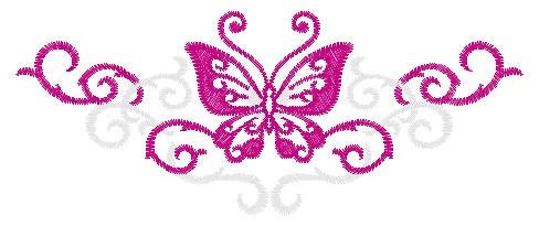 Butterfly embroidery designs - Adult Towel embroidery design machine embroidery pattern - Tea towel embroidery file - kitchen cloth pes jef