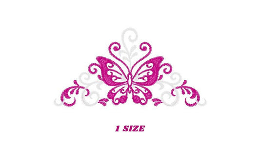 Butterfly embroidery designs - Adult Towel embroidery design machine embroidery pattern - Tea towel embroidery file - kitchen cloth pes jef