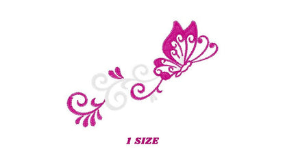 Butterfly embroidery designs - Adult Towel embroidery design machine embroidery pattern - Tea towel embroidery file - kitchen cloth pes jef