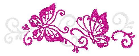 Butterflies embroidery designs - Adult Towel embroidery design machine embroidery pattern - Tea towel embroidery file - kitchen cloth pes Marcia Embroidery