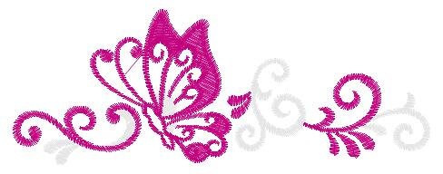 Butterfly embroidery designs - Adult Towel embroidery design machine embroidery pattern - Tea towel embroidery file - kitchen cloth pes jef
