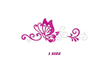 Butterfly embroidery designs - Adult Towel embroidery design machine embroidery pattern - Tea towel embroidery file - kitchen cloth pes jef
