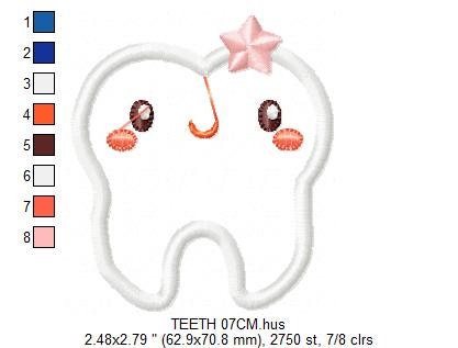 Tooth embroidery designs - Toothpaste embroidery design machine embroidery pattern - toothbrush embroidery file - Dental instant download Marcia Embroidery