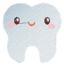 Tooth embroidery designs - Teeth embroidery design machine embroidery pattern - Dentist embroidery file - Dental instant embroidery download