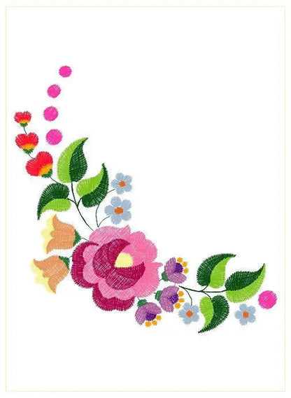Hungarian embroidery designs - Flowers embroidery design machine embroidery pattern - Floral embroidery file - instant download digital file Marcia Embroidery