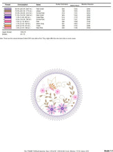 Charger l&#39;image dans la galerie, Flower Frame embroidery designs - Daisy embroidery design machine embroidery pattern - Kitchen embroidery file - instant digital download
