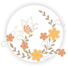 Cargar imagen en el visor de la galería, Kitchen embroidery designs - Flower frame embroidery design machine embroidery pattern - Daisy embroidery file - instant digital download
