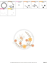 Charger l&#39;image dans la galerie, Kitchen embroidery designs - Flower frame embroidery design machine embroidery pattern - Daisy embroidery file - instant digital download
