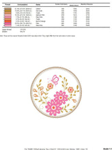 Carica l&#39;immagine nel visualizzatore di Gallery, Frame embroidery designs - Flower embroidery design machine embroidery pattern - Daisy embroidery file girl embroidery - Flower frame design
