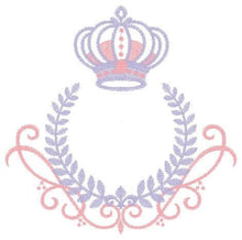 Cargar imagen en el visor de la galería, Laurel embroidery designs - Monogram frame embroidery design machine embroidery pattern - Baby boy embroidery file - Laurel wreath Crown
