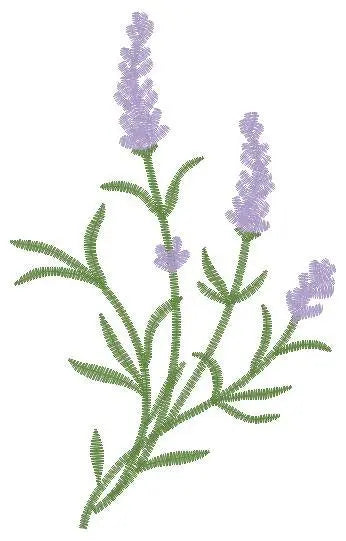 Bouquet of lavender embroidery designs - Flower embroidery design machine embroidery pattern - Floral garland embroidery - instant download Marcia Embroidery